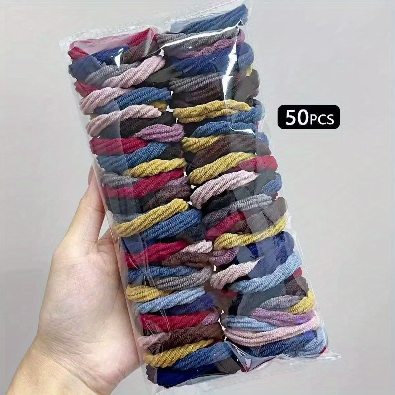 Travel Accessories For Elderly - 50 PCS Lazos para el Cabello