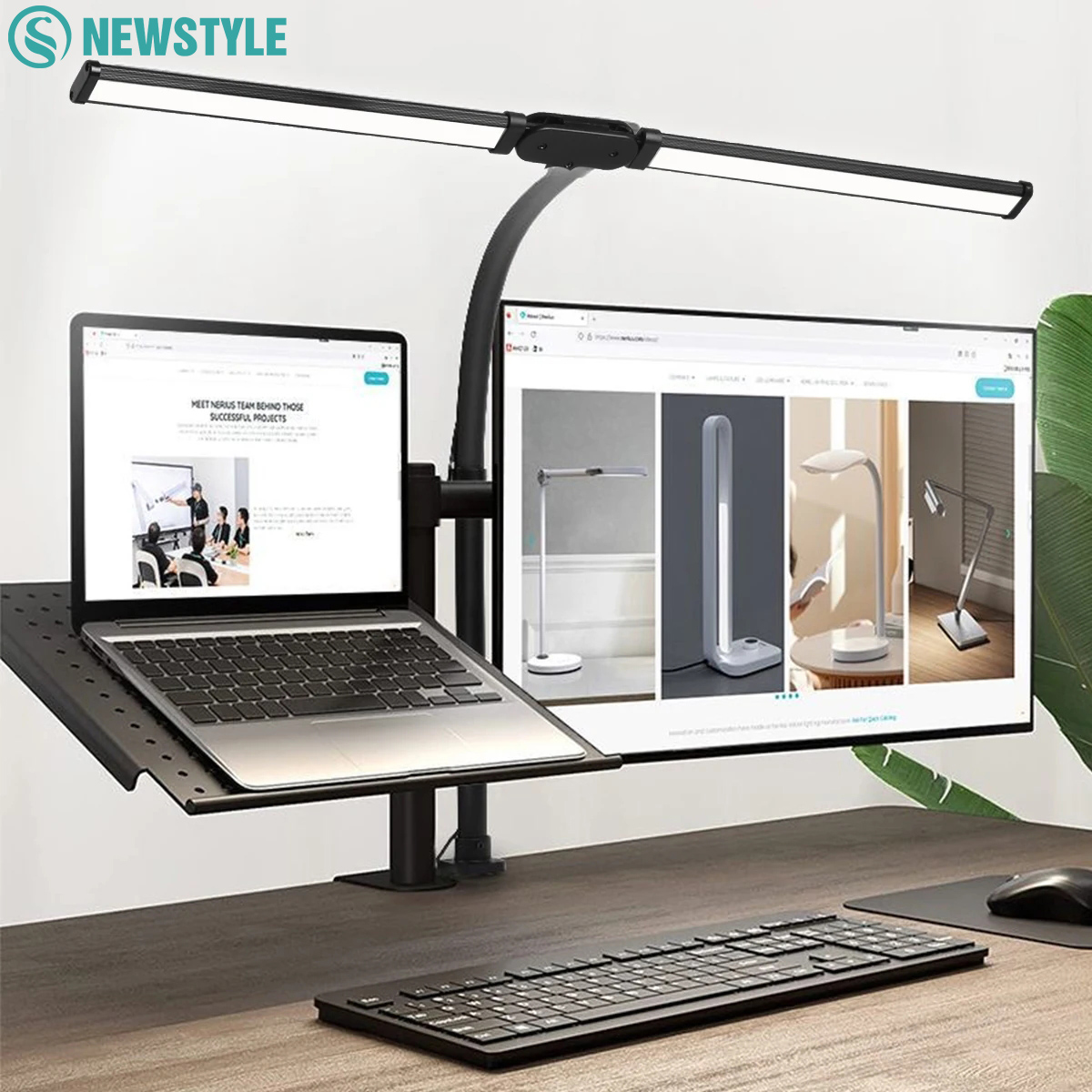 Book Light Flexible - Lámpara de Escritorio LED con Clip