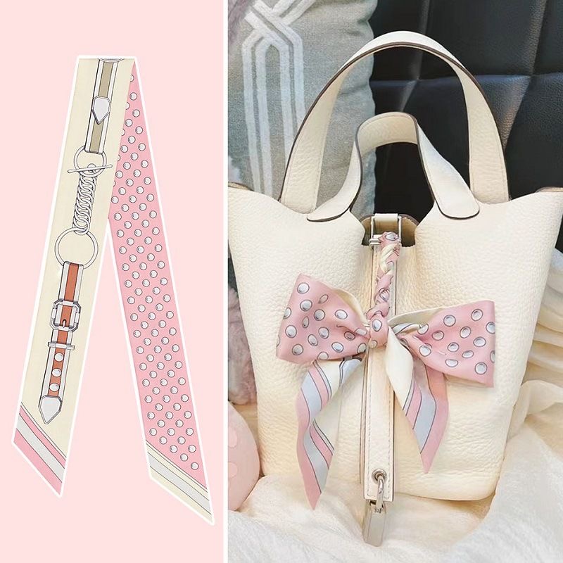 Travel Accessories For Elderly - Bufanda de lunares rosa de verano