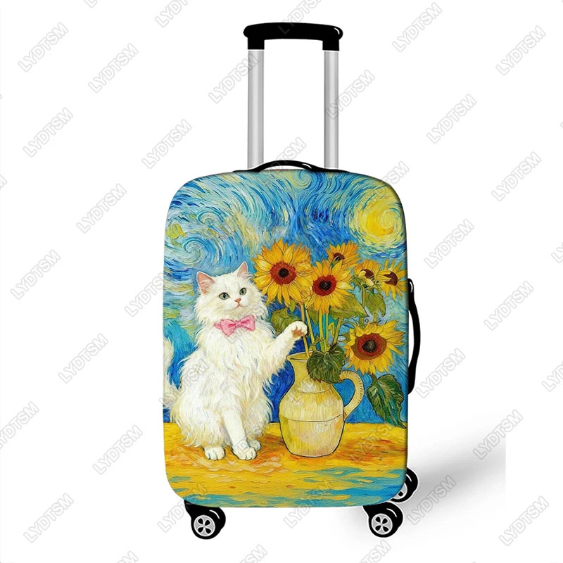 Travel Van Accessories - Pintura al óleo gato negro Van
