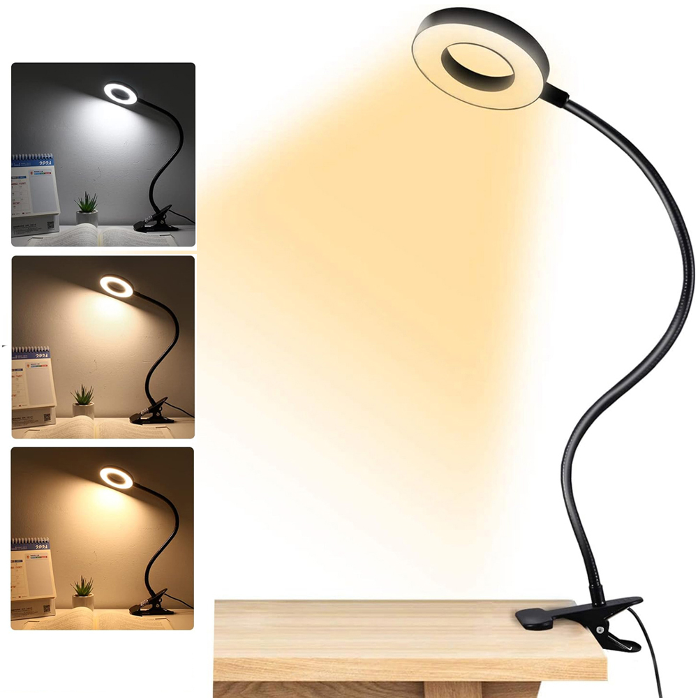Book Light Flexible - 360 ° Lámpara de escritorio Flexible