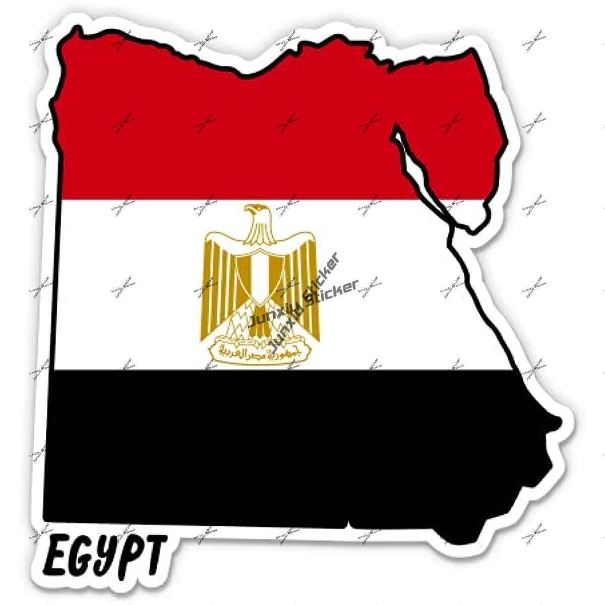 Travel Accessories Egypt - Calcomanía de Egipto, mapa de Egipto