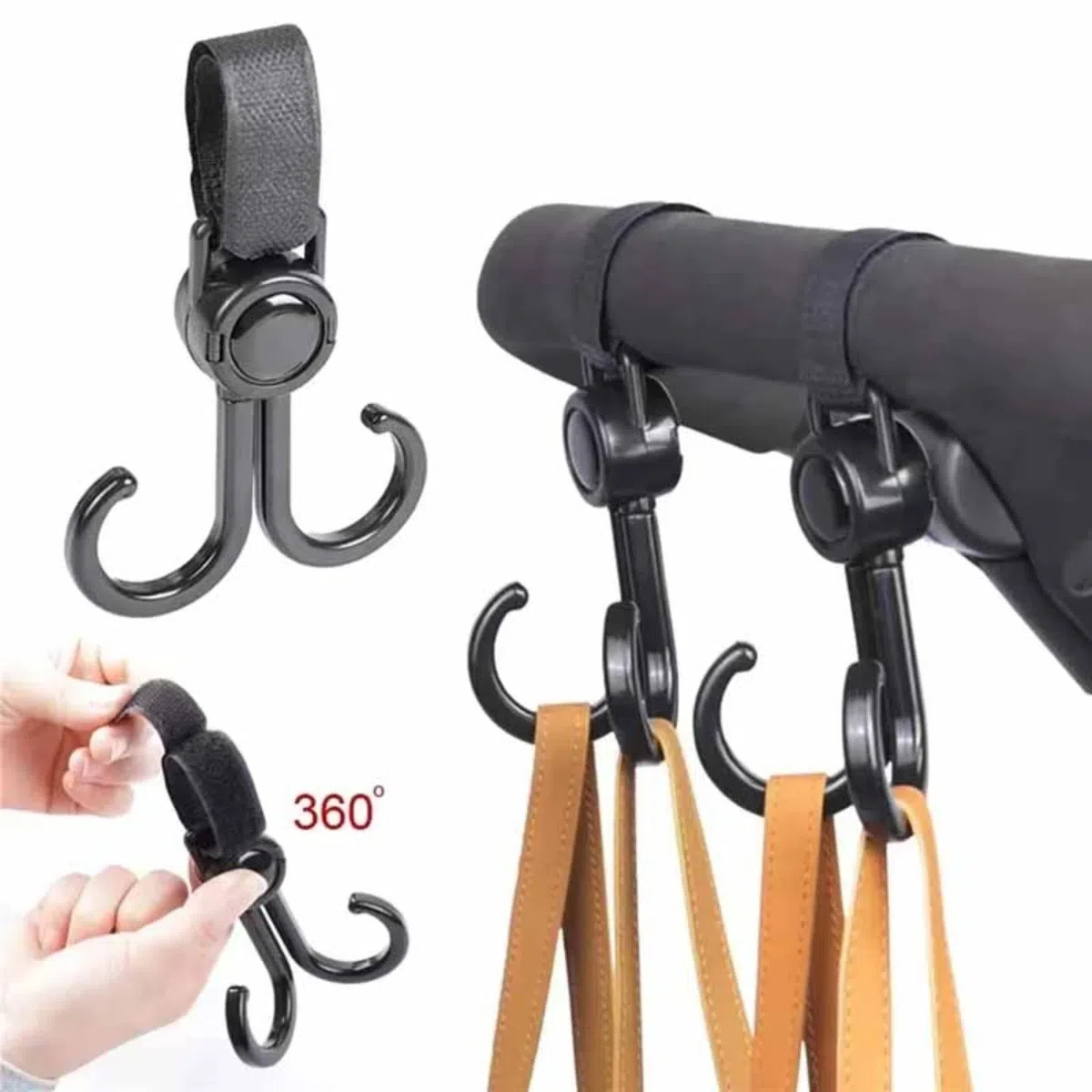 Ganchos dobles giratorios para - Travel Accessories For 1 Year Old reseña y precio