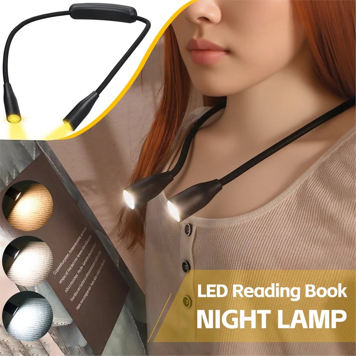 Lámpara de Lectura LED DT283 S - Book Light Flexible reseña y precio