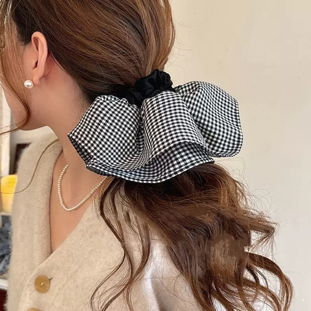 Lazos para el cabello a cuadro - Travel Accessories For Elderly reseña y precio