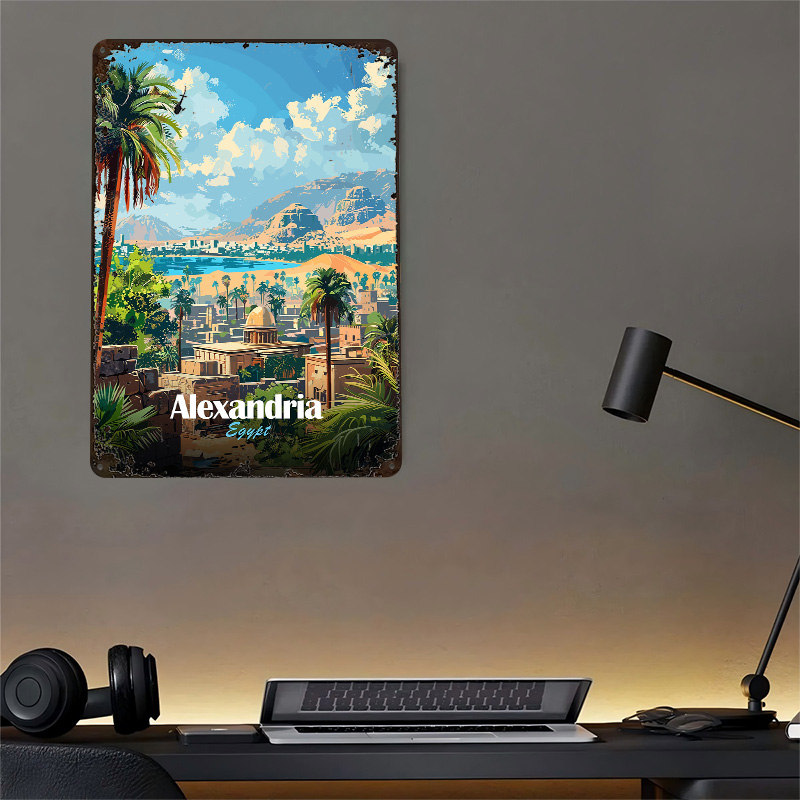 Póster de Viaje de Alejandría, - Travel Accessories Egypt reseña y precio