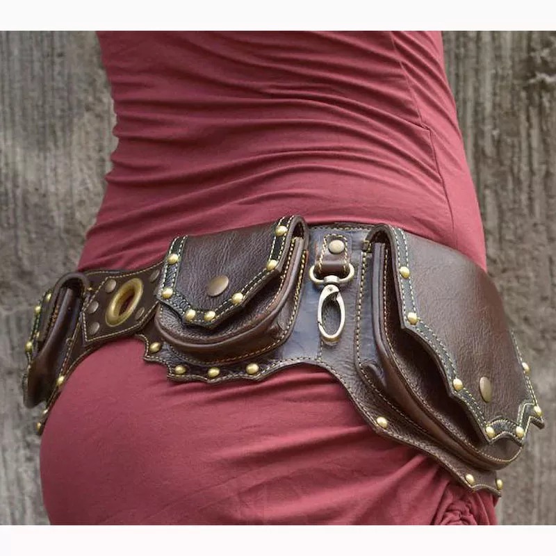 Riñonera de cuero Steampunk Me - Travel Accessories Hip Belt reseña y precio