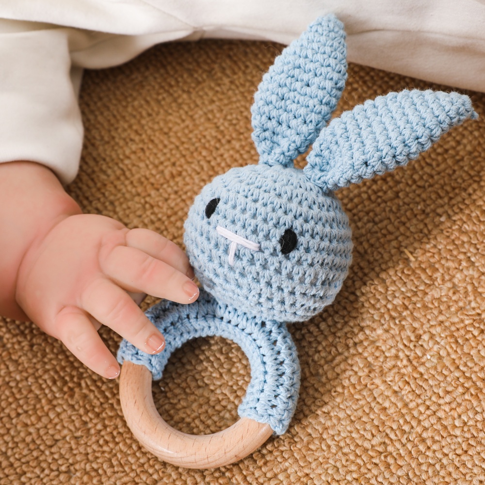 Sonajero de Madera para Bebé,  - Travel Accessories For 1 Year Old reseña y precio