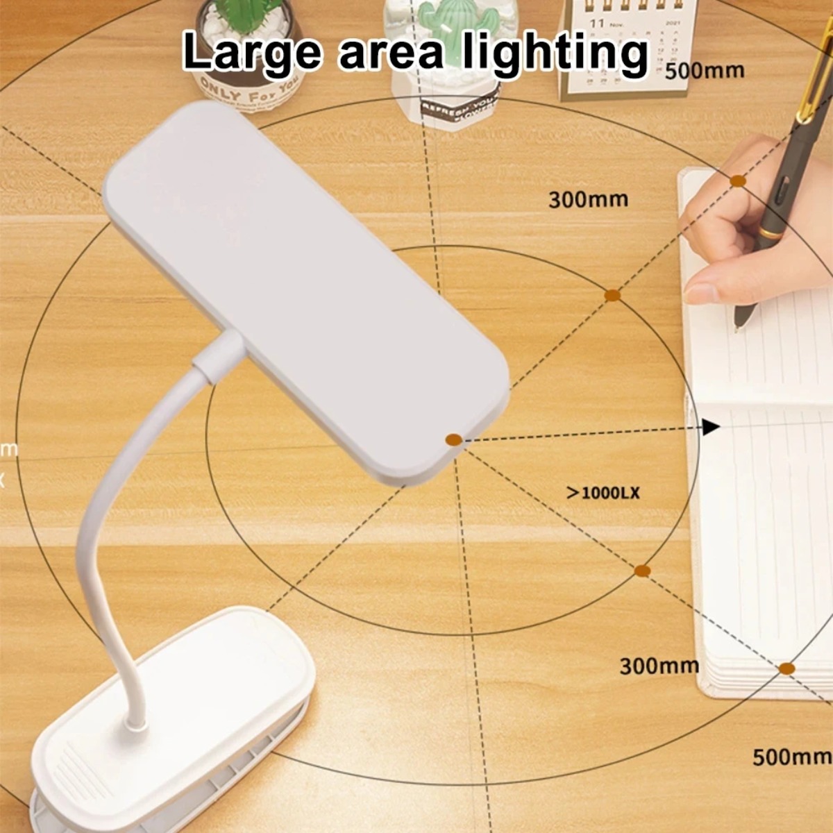 360 °   Lámpara de mesa de est - Book Light Flexible reseña y precio