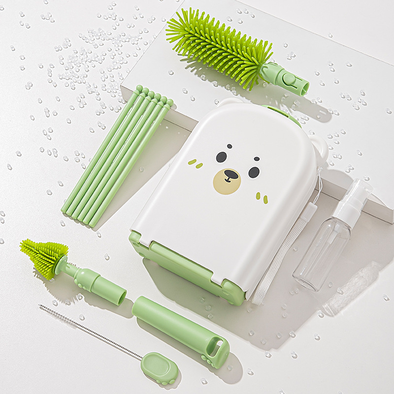 Juego de cepillos para biberon - Travel Accessories For 1 Year Old reseña y precio