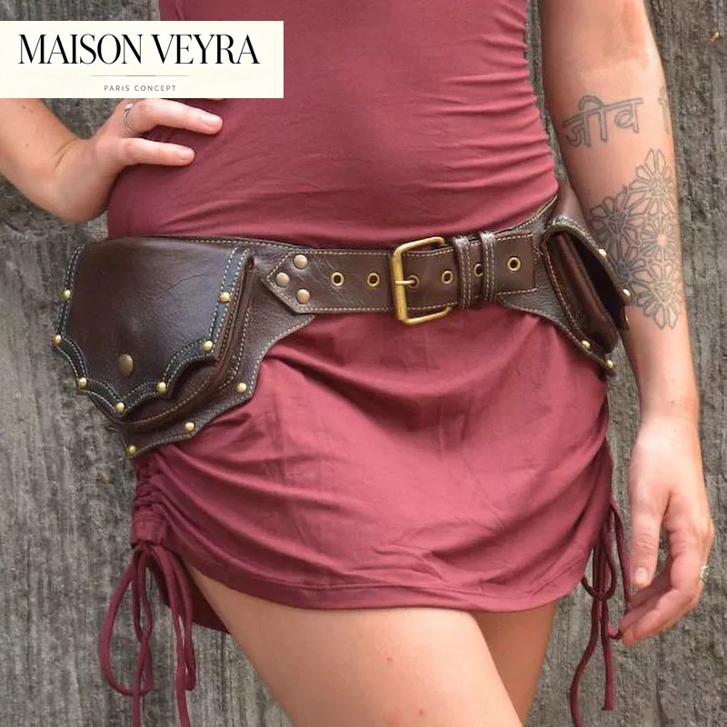 1 ud. Riñonera de cuero mediev - Travel Accessories Hip Belt reseña y precio
