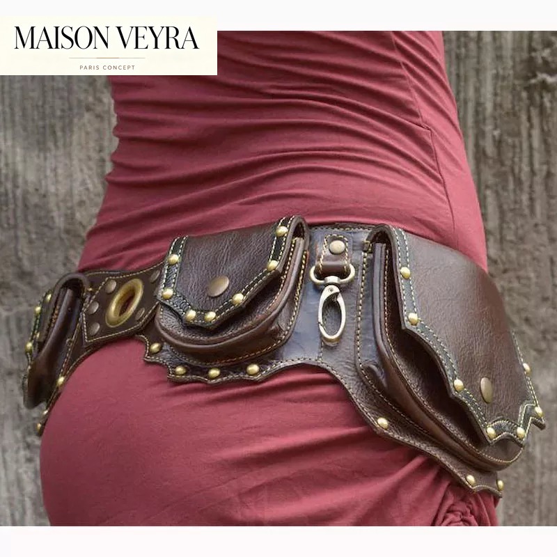 1 ud. Riñonera de cuero mediev - Travel Accessories Hip Belt reseña y precio