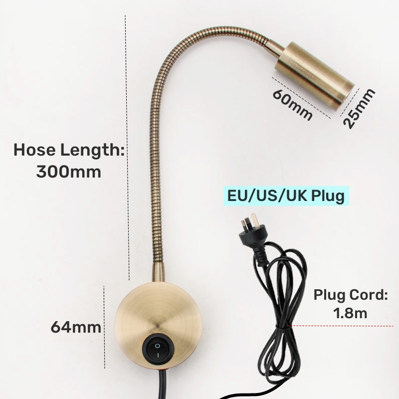 Lámpara LED de pared con cuell - Book Light Flexible reseña y precio