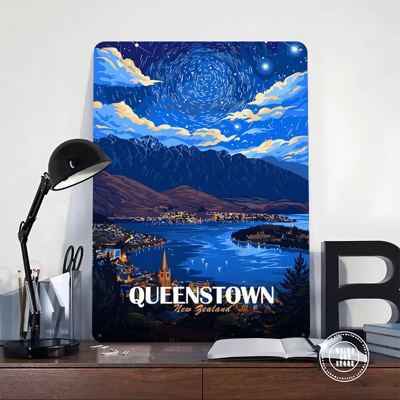 Queenstown, Nueva Zelanda, Art - Travel Accessories New Zealand reseña y precio