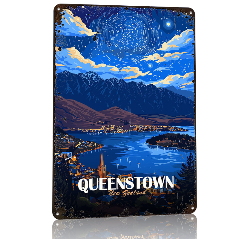 Queenstown, Nueva Zelanda, Art - Travel Accessories New Zealand reseña y precio