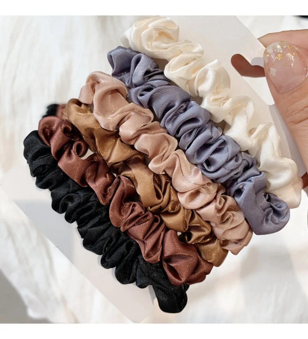 6 Piezas de Scrunchies de Saté - Travel Accessories For Elderly reseña y precio