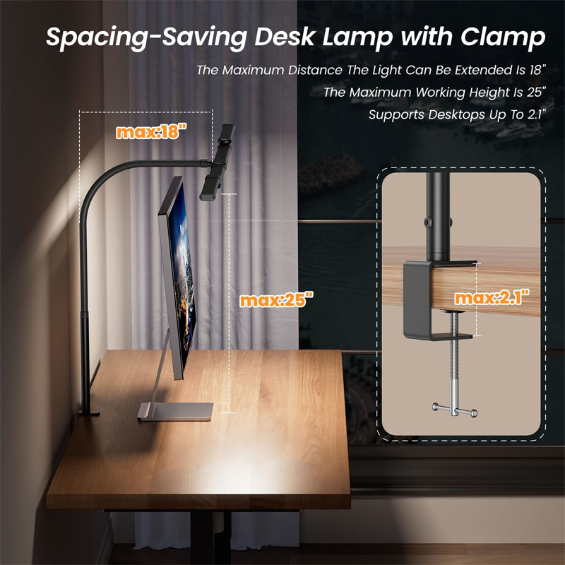 Lámpara de escritorio LED, luz - Book Light Flexible reseña y precio